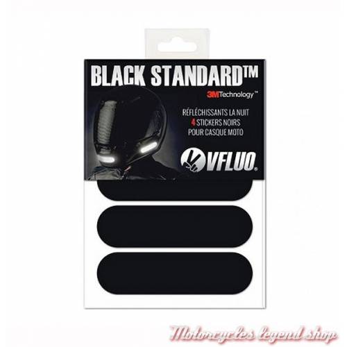 Stickers noirs réfléchissants Black Standard