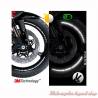 Bandes réfléchissantes jantes moto GP Design