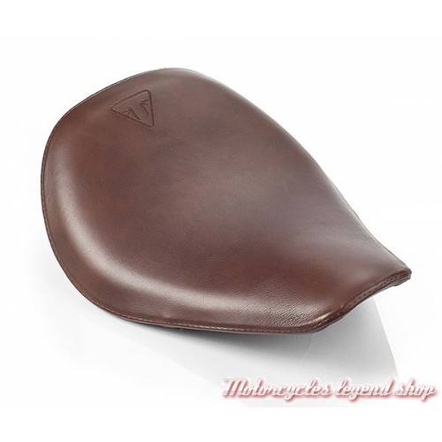 Selle Exclusive Bobber Triumph, cuir brun, A9700381