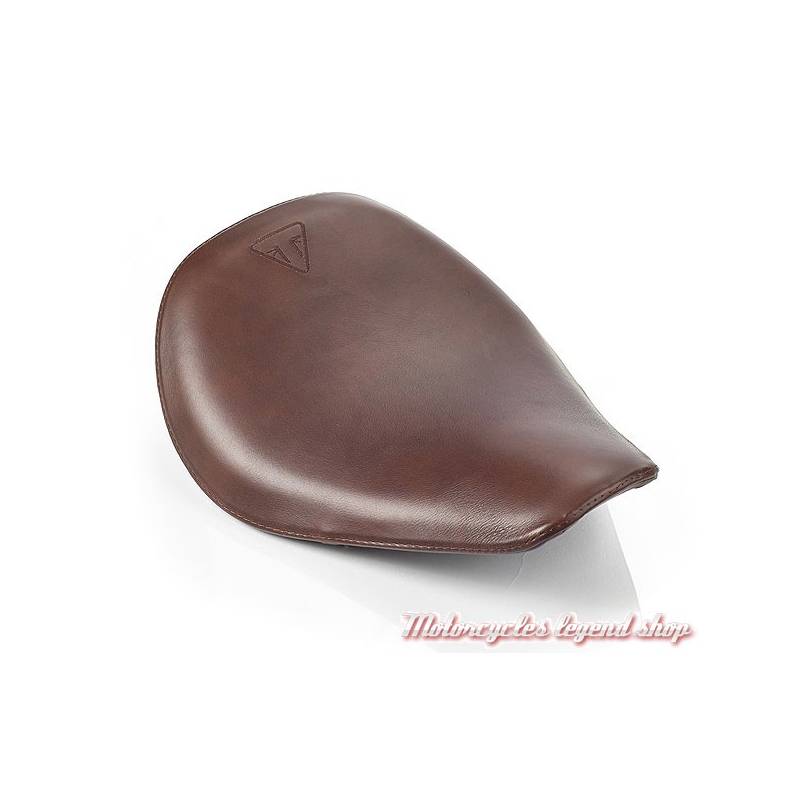 Selle Exclusive Bobber Triumph, cuir brun, A9700381