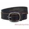 Ceinture Black Label Harley-Davidson homme cuir noir vieilli, boucle amovible, 97773-17VM