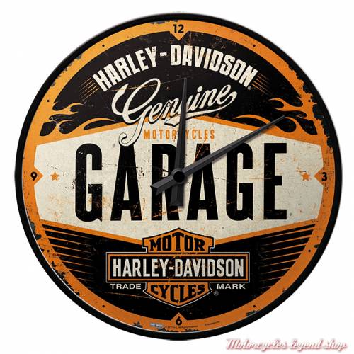 Horloge Garage Harley-Davidson murale, 31 cm, 51083