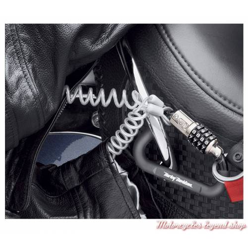 Cable de sécurité casque/blouson Harley-Davidson 52200004