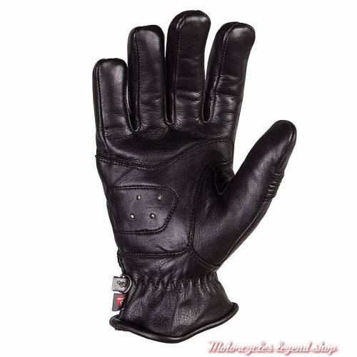 Gants cuir Stingray hiver Helstons femme, noir, coque mémoire de forme