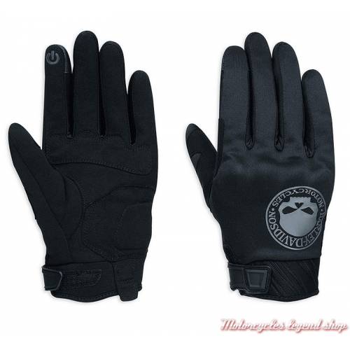 Gants textile Skull Harley-Davidson homme