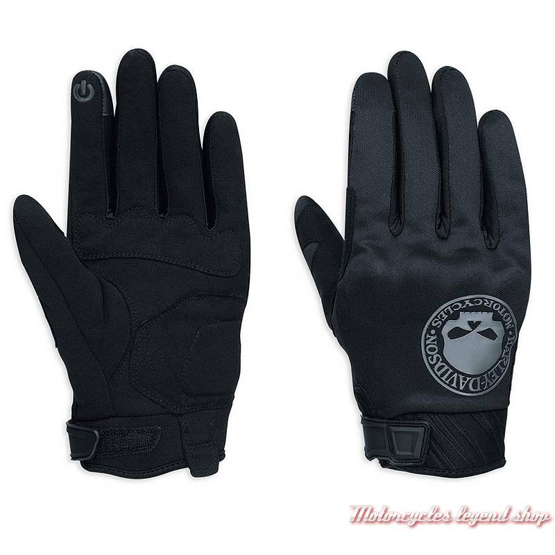 Gants textile Skull Harley-Davidson homme - Motorcycles Legend shop