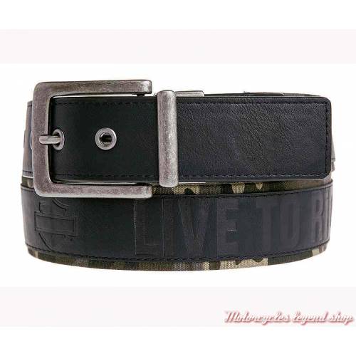 Ceinture Camo réversible Harley-Davidson homme