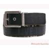 Ceinture cuir noir et toile Camouflage réversible Harley-Davidson homme, boucle amovible, HDMBT11037