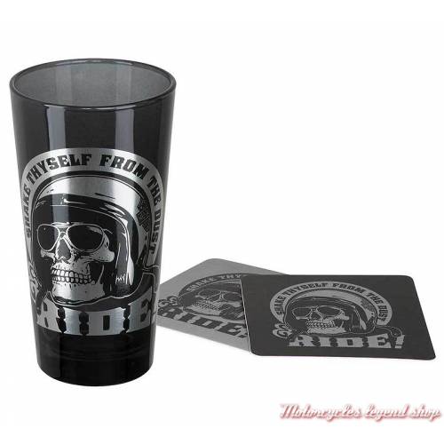 Verre Skull Rider Harley-Davidson