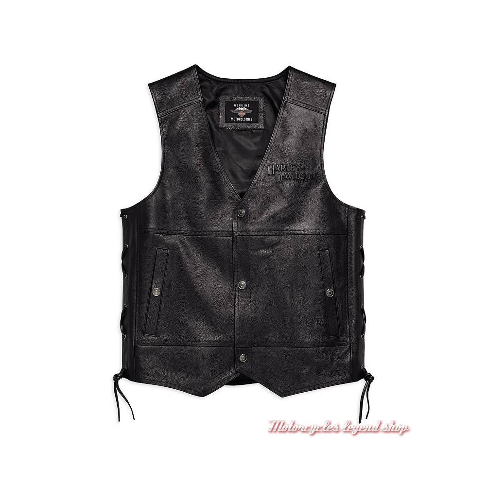 gilet cuir harley davidson occasion