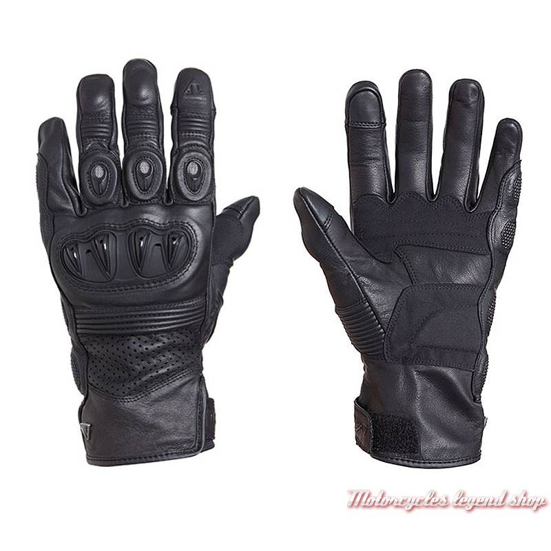 Gants Brookes Triumph homme, cuir noir, MGVS18120