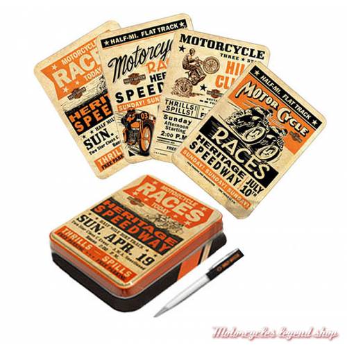 Coffret cartes Race Day Harley-Davidson