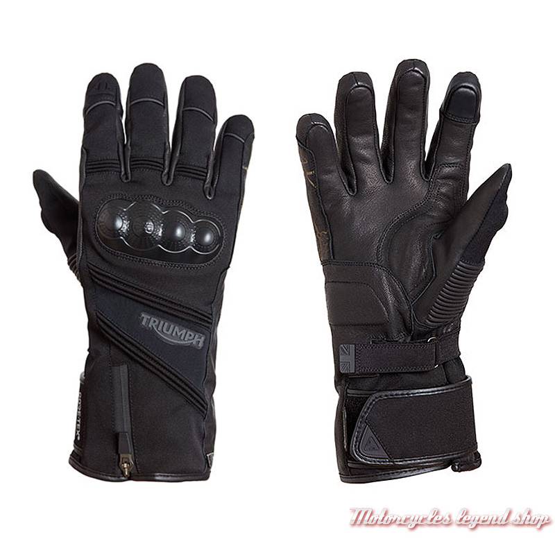 Gants Peak Triumph homme, textile, GoreTex, noir, MGVS18123