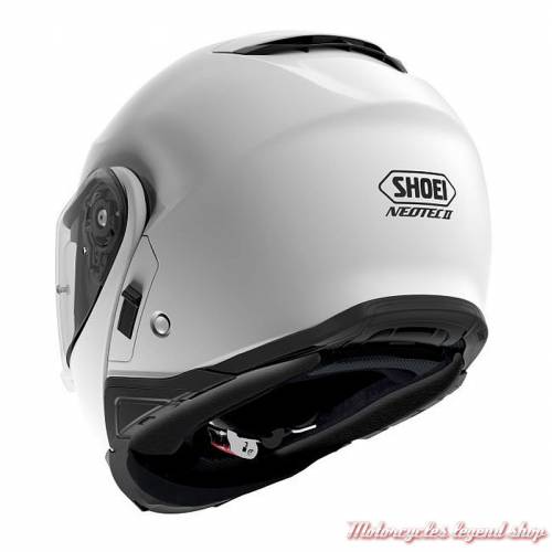 Casque modulable Neotec II blanc Shoei, dos