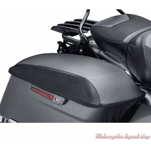 Protection de rabat de sacoche rigide Harley-Davidson, vinyle noir, visuel, 90200992