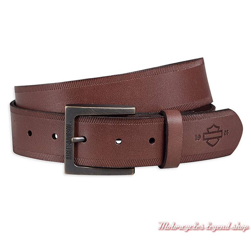 CEINTURE HOMME METAL FONT • Harley-Davidson La Rochelle