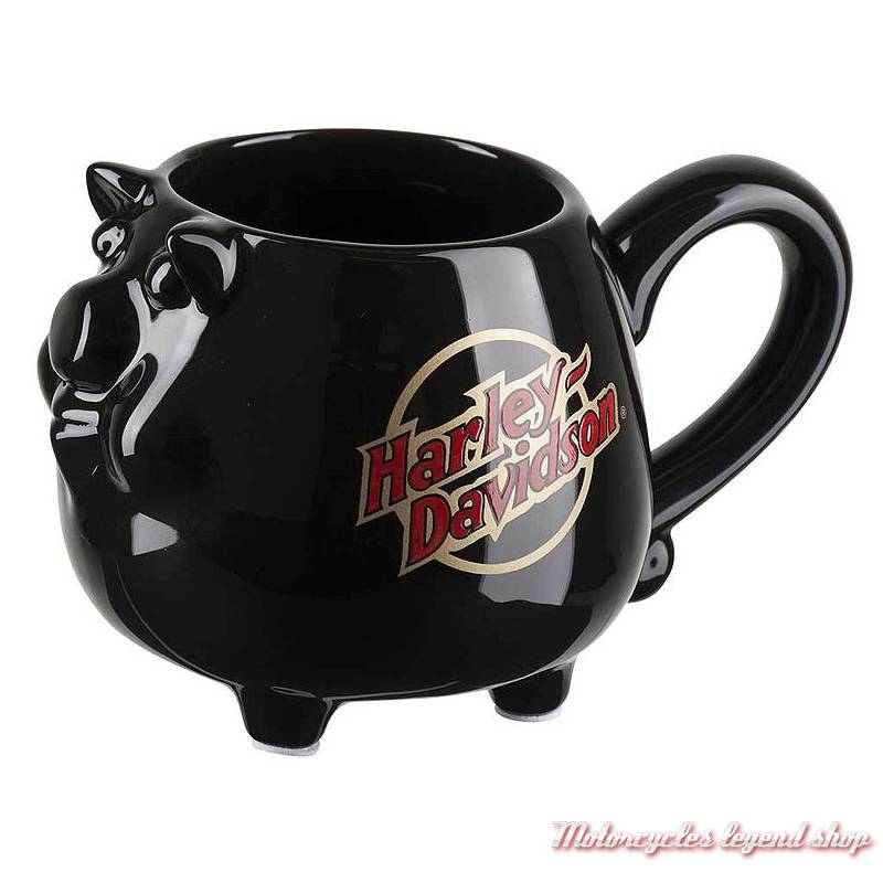 Mug HOG 40 cl, noir, Harley Davidson, HDX-98607