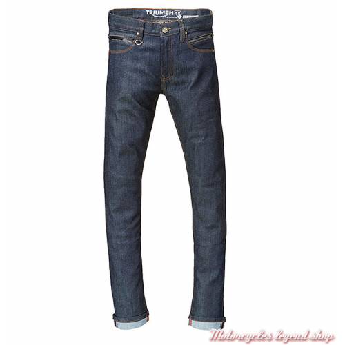 Jeans Lite Riding Triumph homme, bleu, doublé, protections, homologué, MDJS17119
