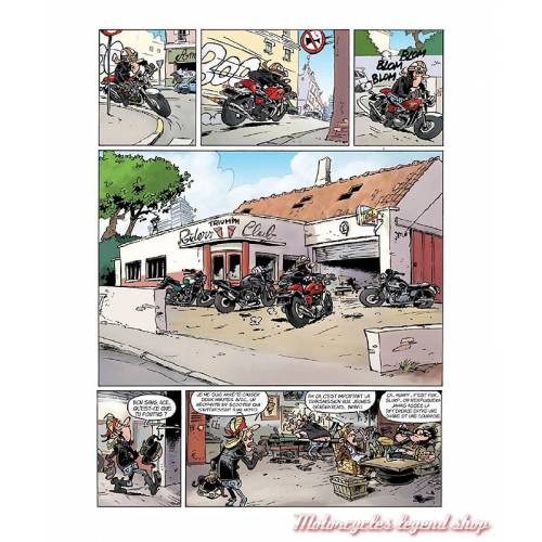 BD Triumph Riders Club, Tome 1 Des cylindres et des hommes, 32 pages, Pat Perna et frédéric Coicault, éditions Hachette Comics,