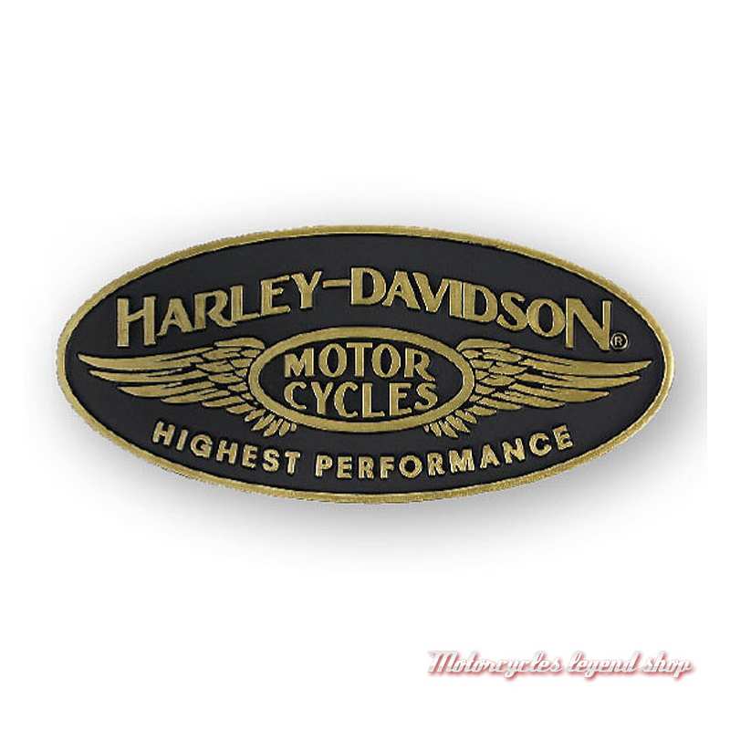 Pin's Highest Performance Harley-Davidson, métal cuivré, P336773