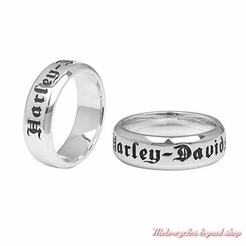 Bague argent Harley-Davidson homme