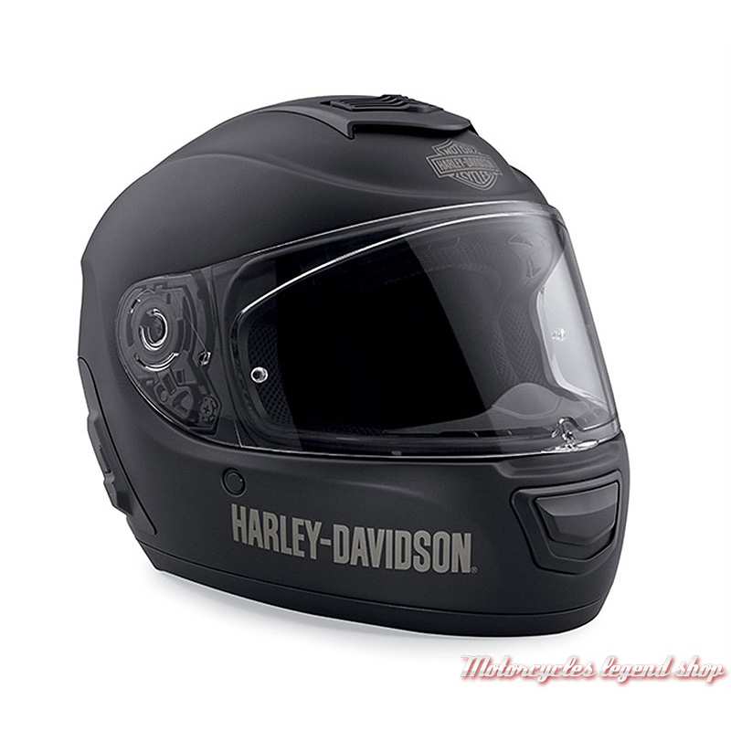 Casque intégral Boom Audio Harley-Davidson mixte, Bluetooth, noir mat, 98365-19EX