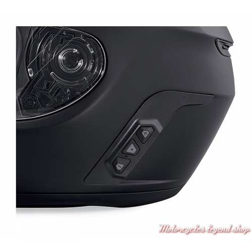 Casque intégral Boom Audio Harley-Davidson mixte, système Bluetooth, noir mat, 98365-19EX