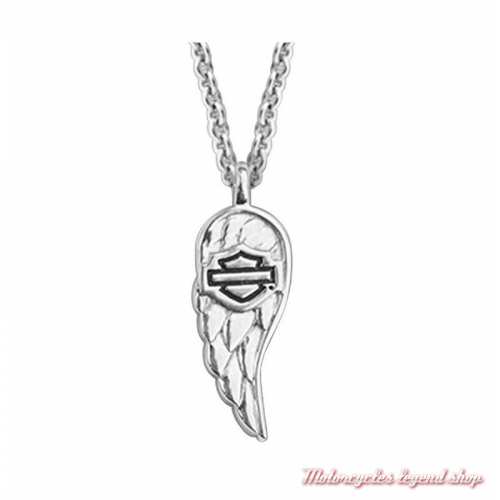 Collier argent Wing Harley-Davidson femme HDN0395