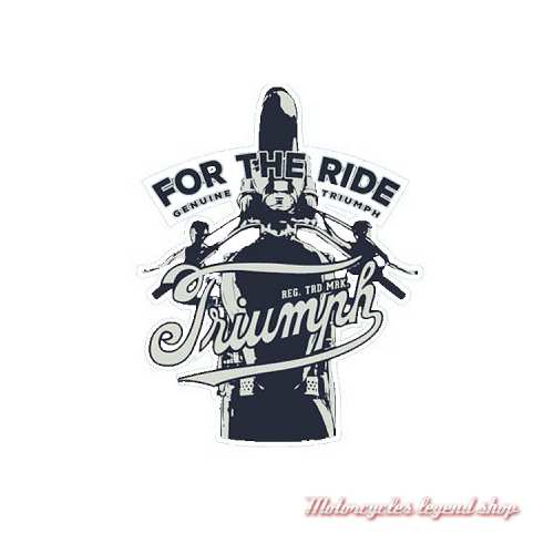 Patch For the Ride Triumph, brodé, à coudre, MPAS19319