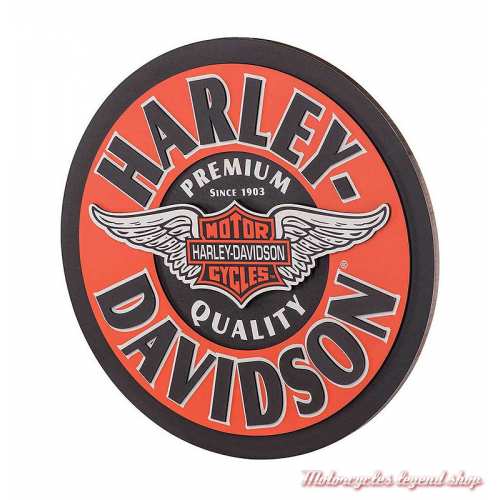 Panneau publicitaire Winged Bar & Shield Harley-Davidson HDL-15320