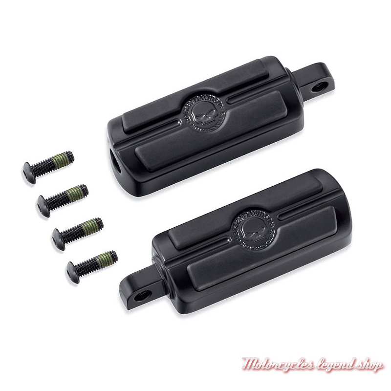 Repose-pieds Skull Pilote Harley-Davidson, noir, 50501288