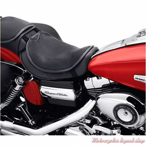 Coussin de selle Circulator Harley-Davidson, taille medium, respirant, noir, Harley-Davidson, visuel, 51074-10