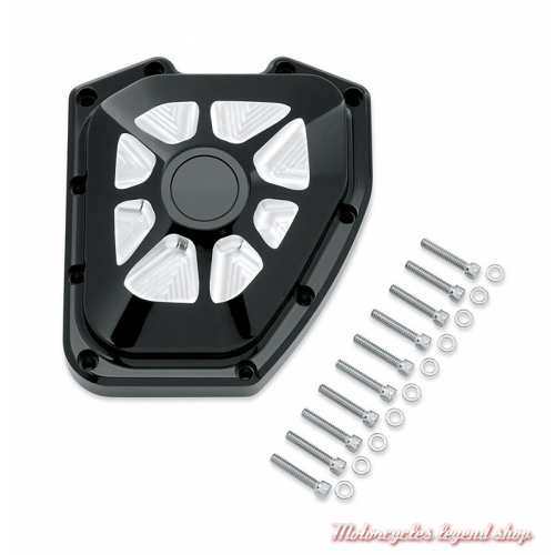 Cache carter de distribution Burst Harley-Davidson, noir, alu, 25700249