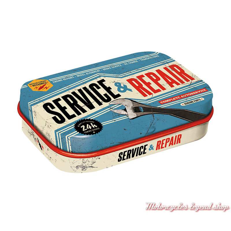 Boite de pastilles mentholées Service & Repair, vintage, 81293