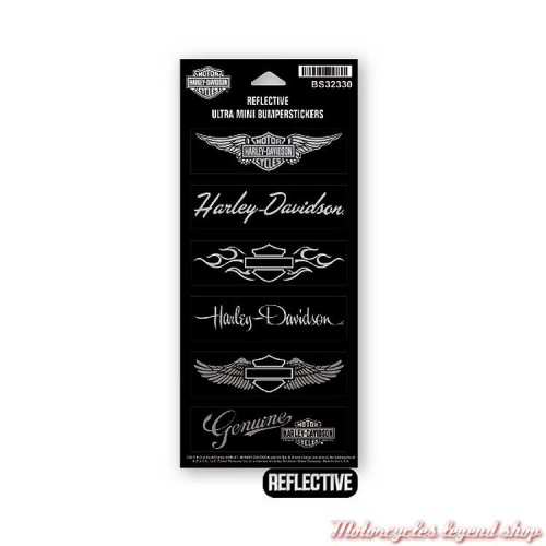6 Stickers H-D réfléchissants Harley-Davidson, femme, BS32330
