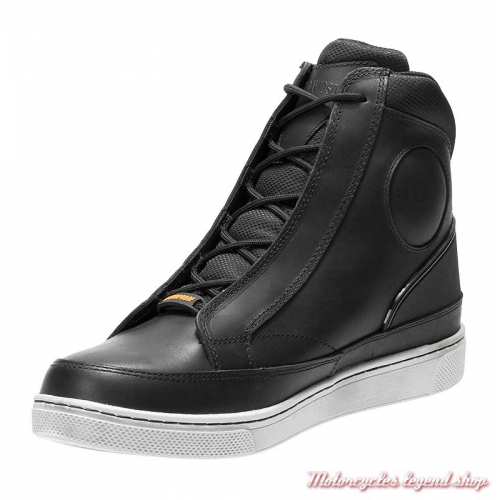 Baskets Vardon Harley-Davidson homme, cuir noir, waterproof, homologués CE, D97094-2