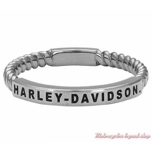 Bague argent Rope Harley-Davidson femme