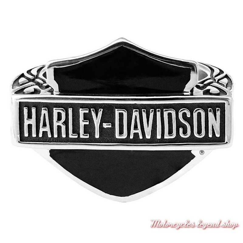 Bague acier Bar & Shield Harley-Davidson homme - Motorcycles Legend shop
