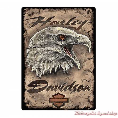 Plaque métal Eagle Card Harley-Davidson