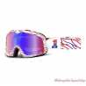 Masque The Barstow Death Spray Customs, optique rouge et bleu mirror, vintage, 100%, 229802