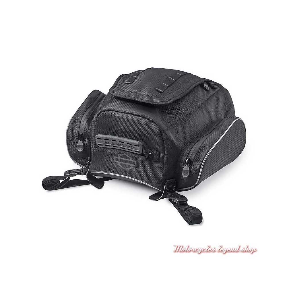 SADDLEMEN PASSAGER ET ARRIÈRE RACK SAC NOIR POUR MOTO