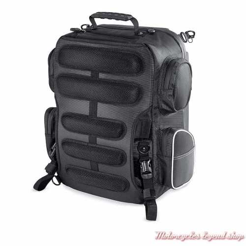 Sac Week-end Premium Onyx Harley-Davidson, sac à dos, polyester noir, dos, 93300105