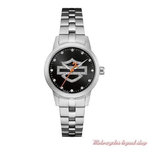 Montre Bar & Shield Glitter Harley-Davidson femme