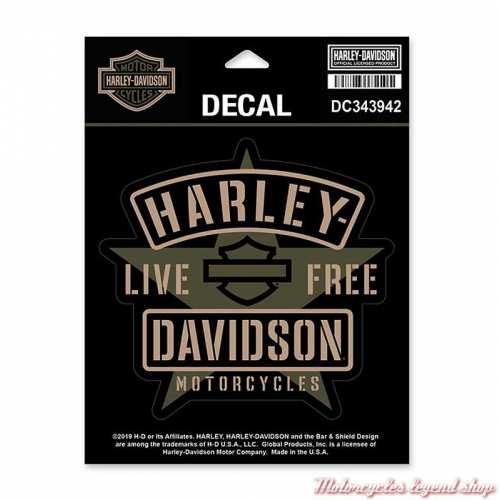 Sticker Resolute Harley-Davidson