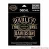 Sticker Resolute Harley-Davidson, étoile militaire, kaki, noir, DC343942