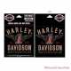 Stickers de vitre One U.S ailé Harley-Davidson