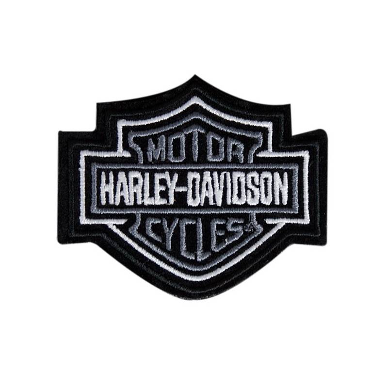 Patch Bar & Shield gris, brodé, taille small, Harley-Davidson 8011437 - EMB302541