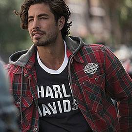 Magnifique Sweat Homme ! Chemise - Harley-Davidson Borie