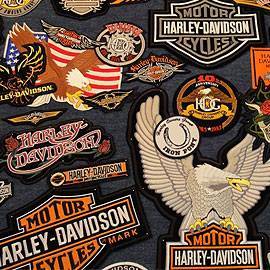 Patch ecusson brode moto motard aigle Harley Davidson